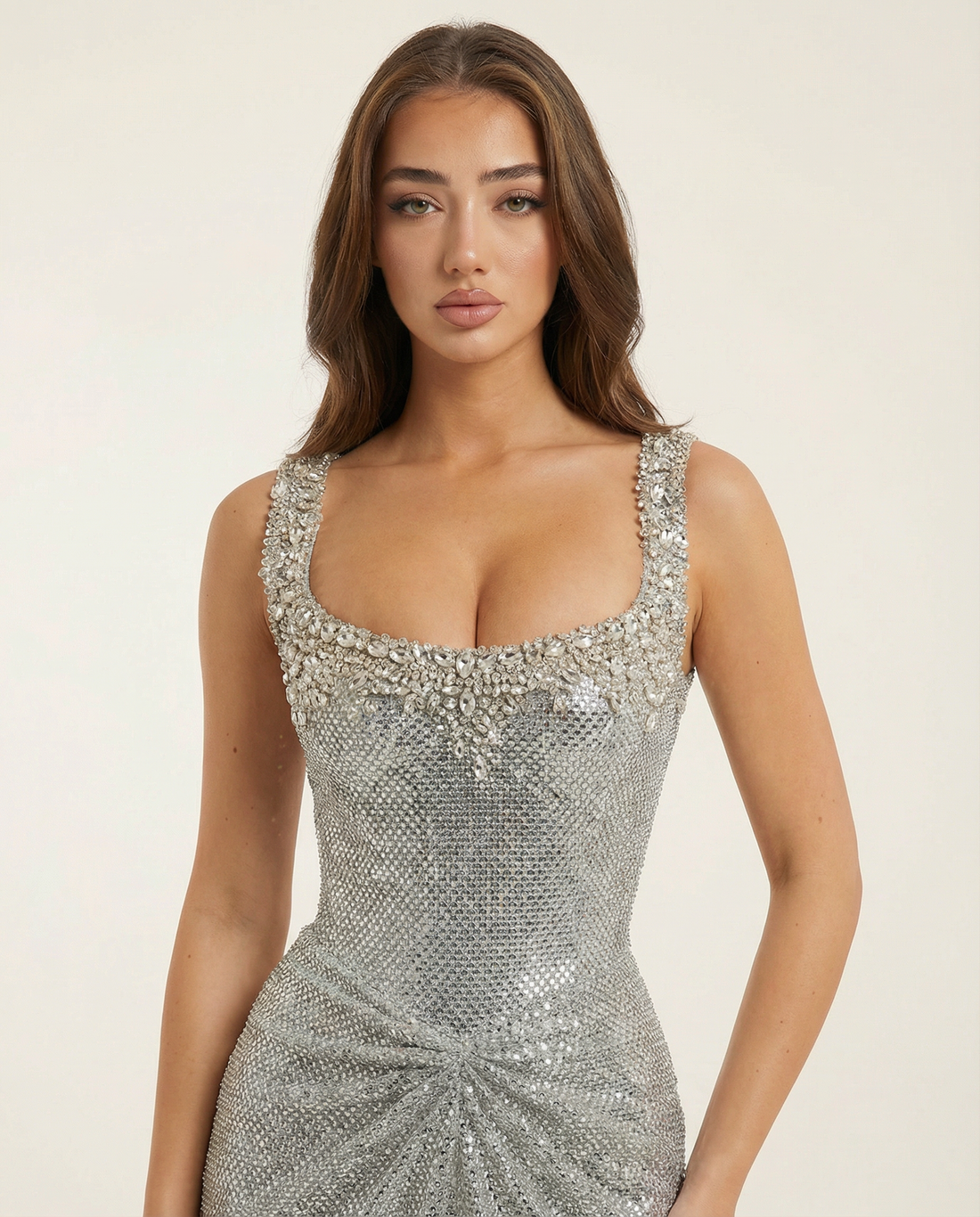 Lumina Silver  Dress